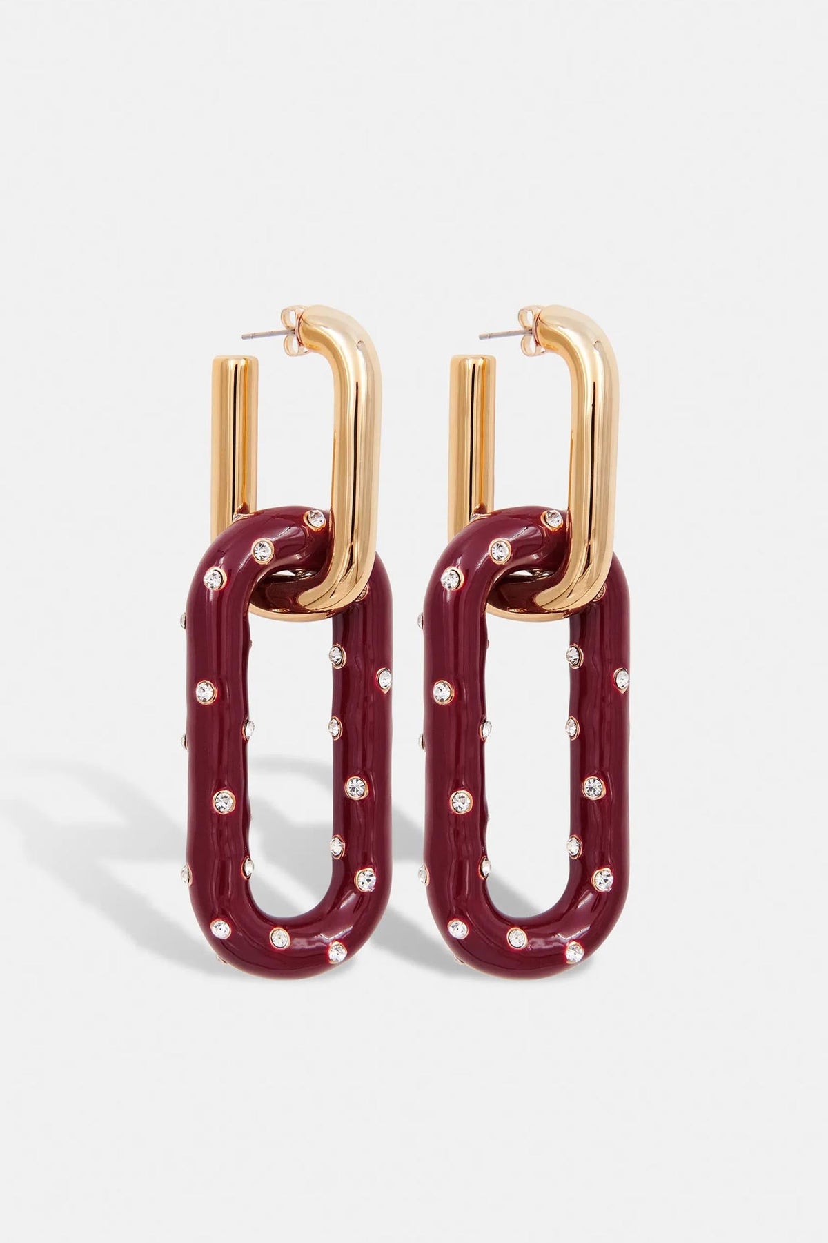 Idry Link Earrings in Margot Mauve