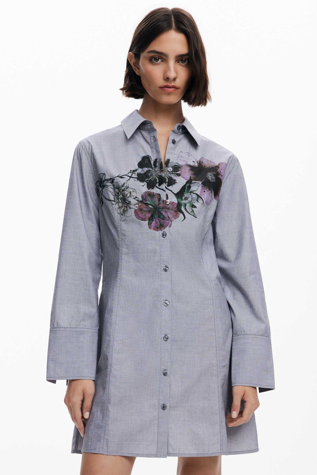 Inky Lacroix Dress in Antracita
