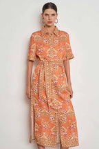 Instruct Dress in Marigold Glow