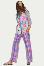 Isabel Printed Shirt in Runic Whisper
