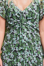 It's A New Day Dress in Green Floral