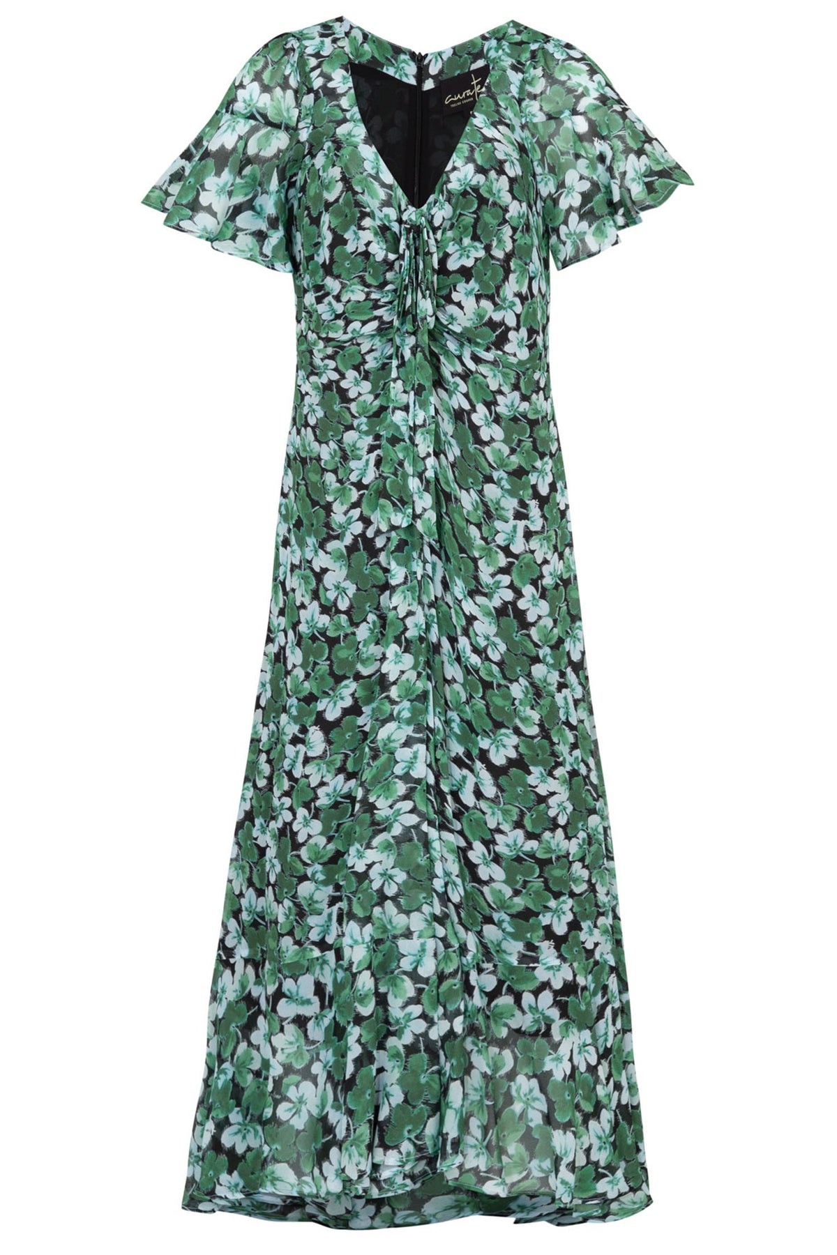 It's A New Day Dress in Green Floral