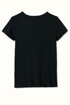 Jacksonville V-Neck SS T-Shirt in Black