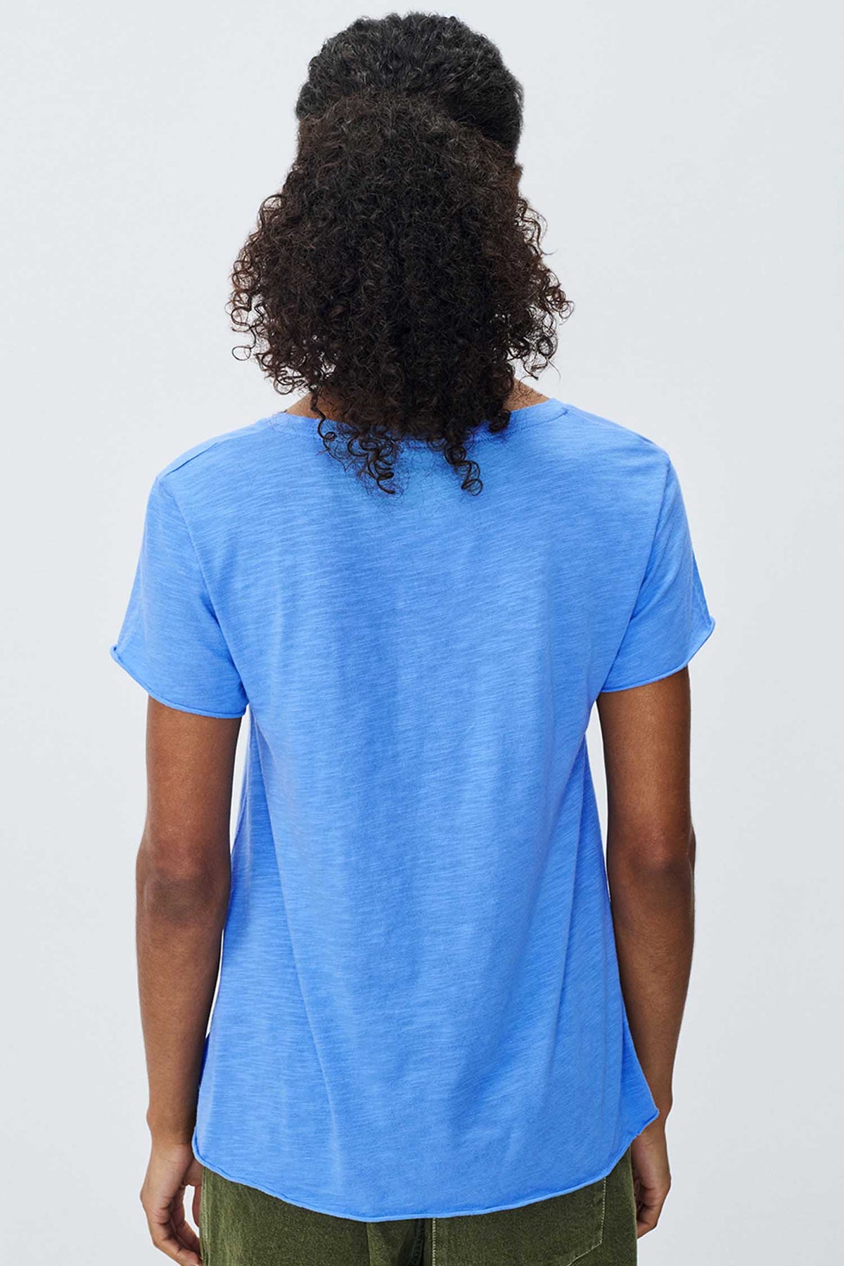 Jacksonville V-Neck SS T-Shirt in Vintage Celestial