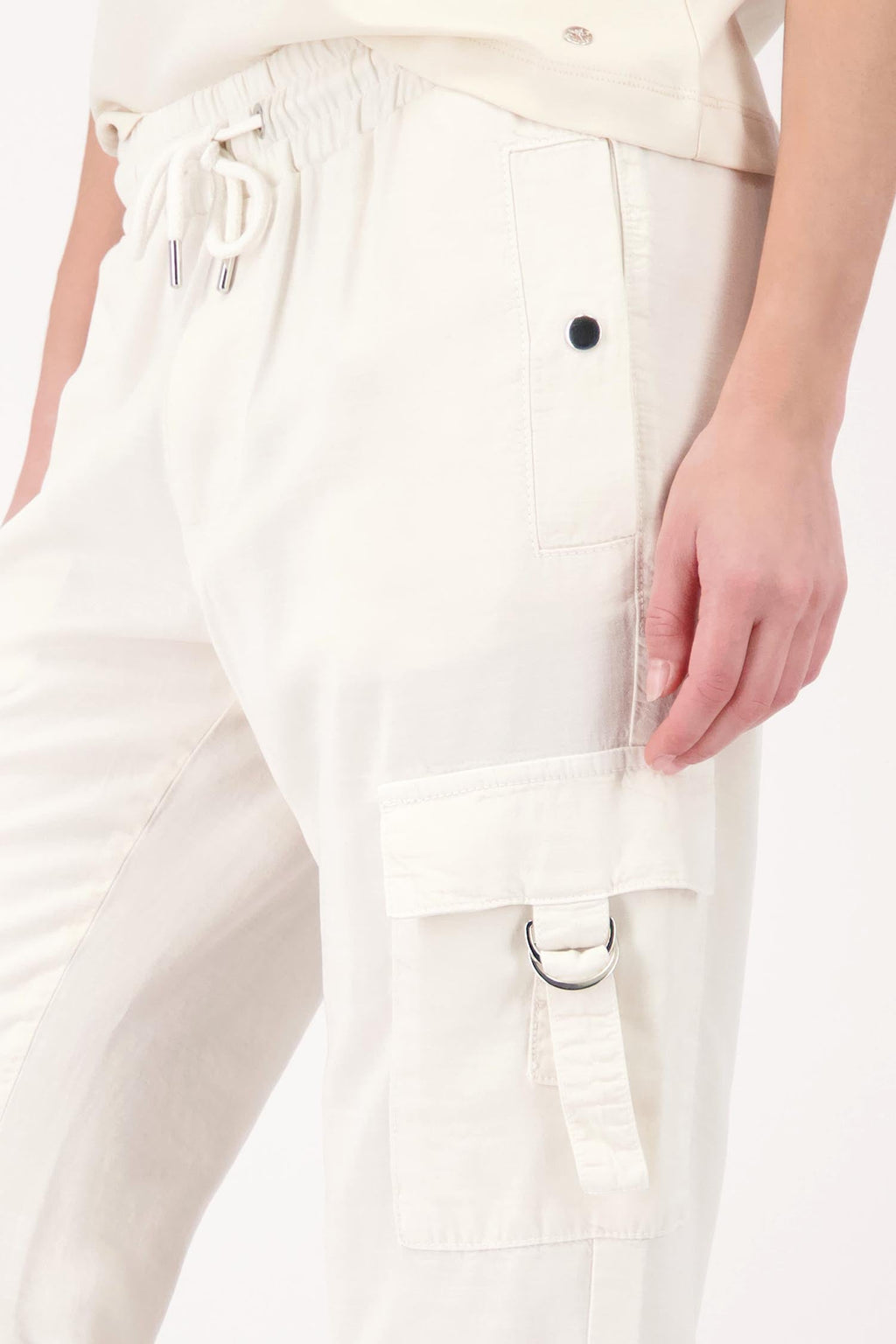 Jana Lyocell Blend Pants in Marble