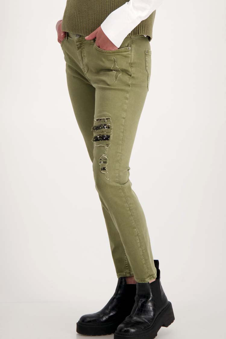 Jeans w Sequin Details | FINAL SALE