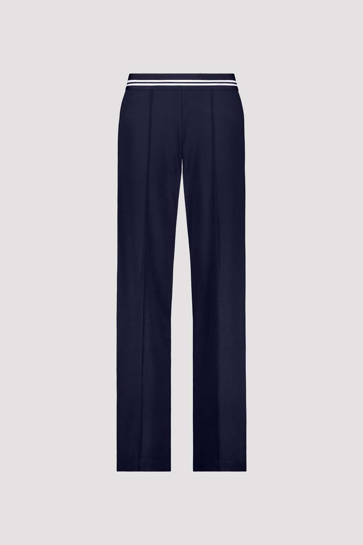 Jersey Rib Pants w Elastic Waist in Marine