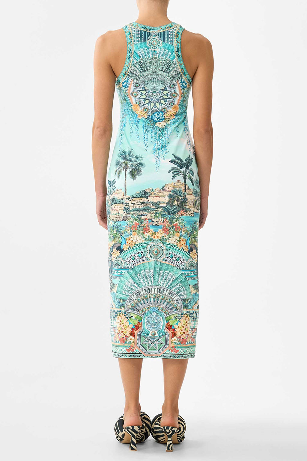 Jersey Tank Dress in Balearic Bebe