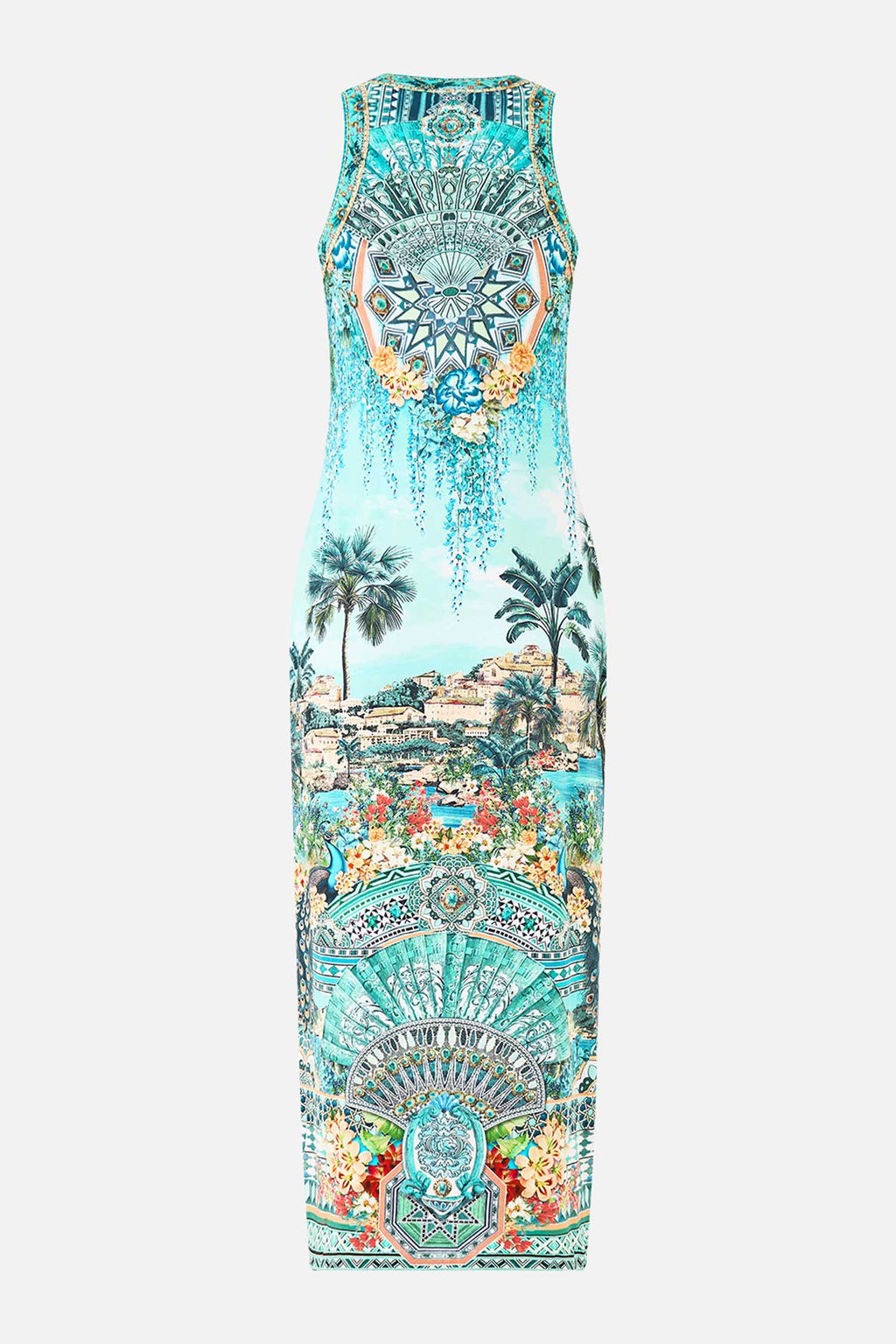 Jersey Tank Dress in Balearic Bebe