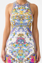 Jersey Tank Dress in Espana Nirvana
