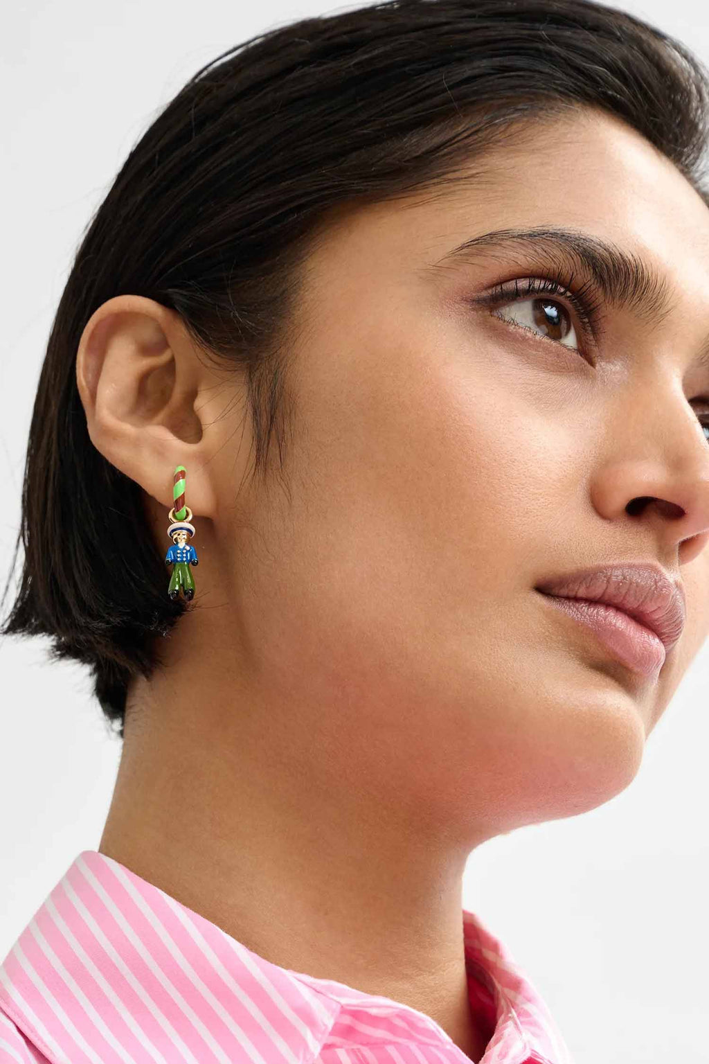Jhally Hoop Earrings - Bird & Man