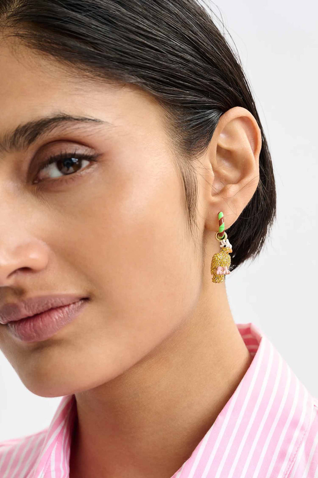 Jhally Hoop Earrings - Bird & Man