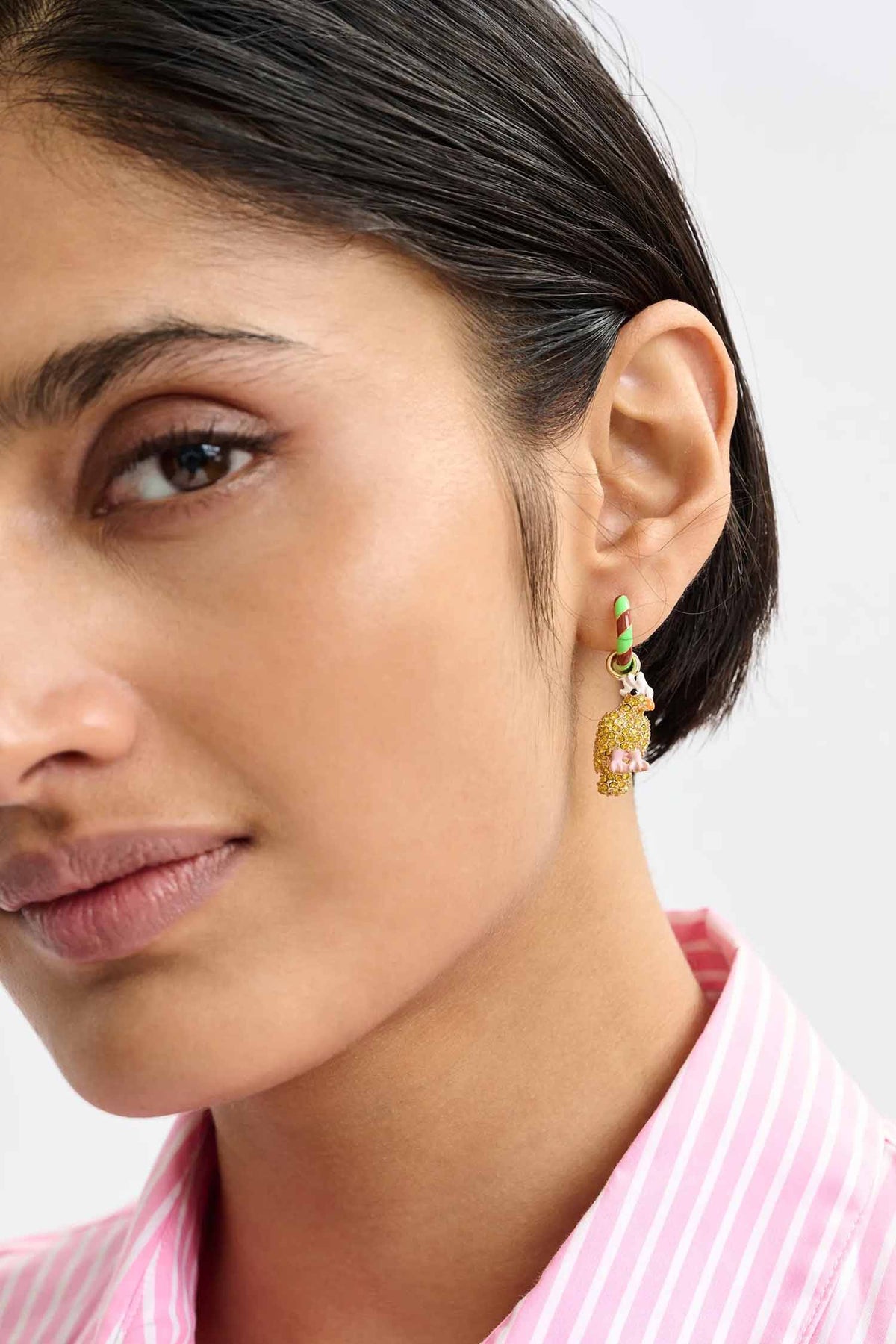 Jhally Hoop Earrings - Bird & Man