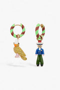 Jhally Hoop Earrings - Bird & Man