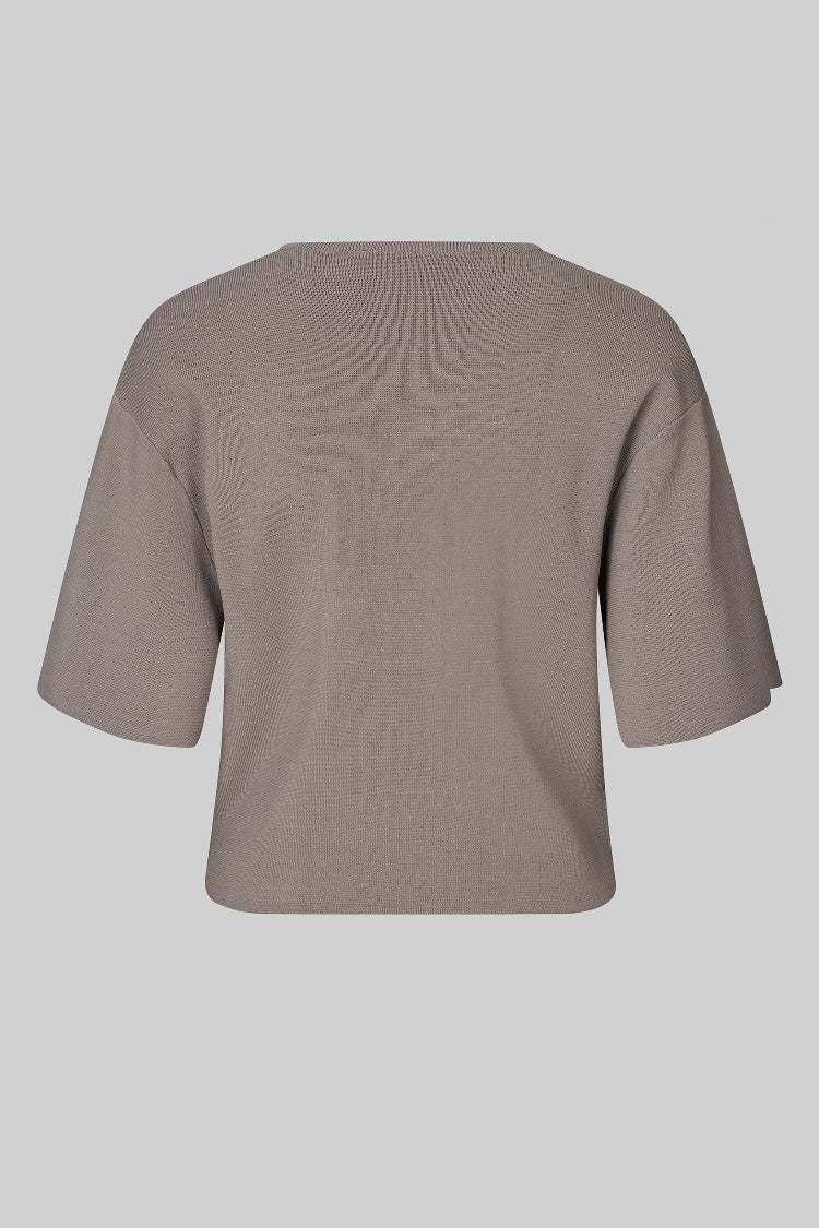 Jilla Knit Tee in Chocolate Chip | FINAL SALE