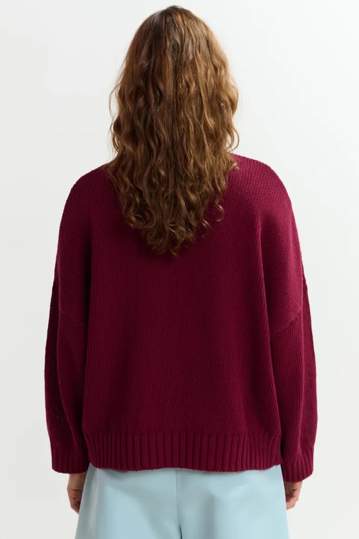 Jinie Pullover in Red Cherry