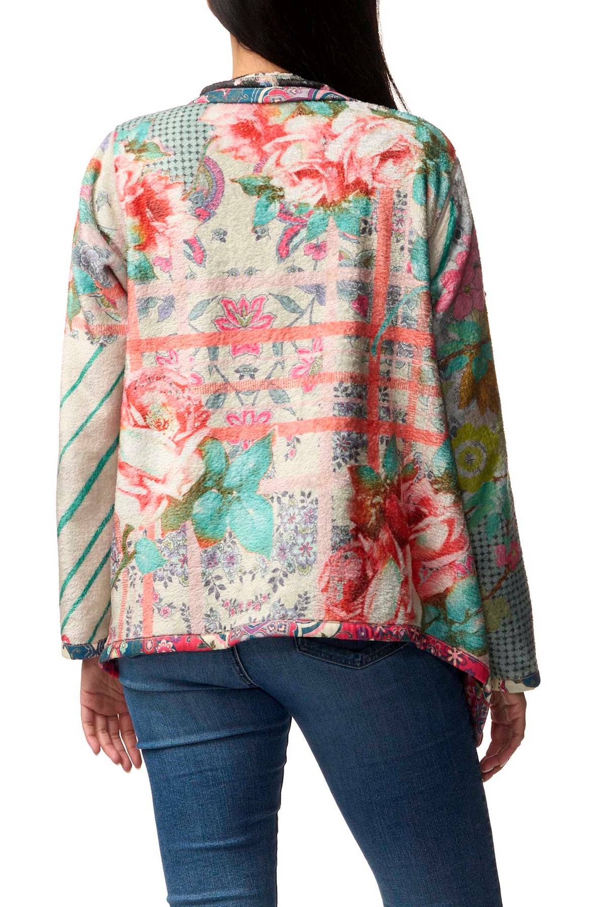 Akki Joan Reversible Wrap Sherpa Jacket