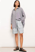 Joss Shirt in Ink Denim | FINAL SALE