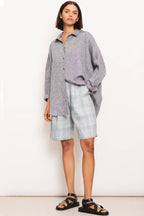 Joss Shirt in Ink Denim | FINAL SALE