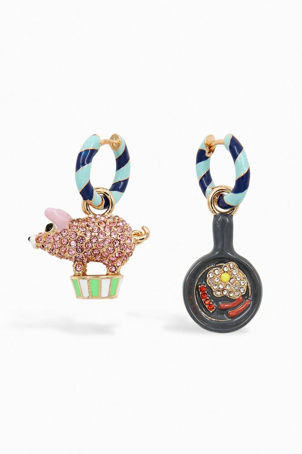 Jubbyu Hoop Earrings - Pig & Pan
