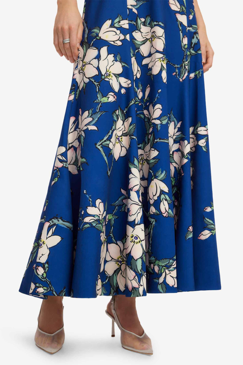 Juliette Halterneck Maxi Dress in Midnight Magnolia | FINAL SALE