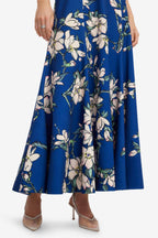 Juliette Halterneck Maxi Dress in Midnight Magnolia | FINAL SALE