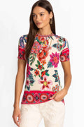 Kallie Janie Fav SS Crew Neck Tee Shirt