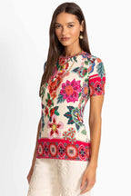 Kallie Janie Fav SS Crew Neck Tee Shirt