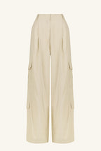 Kasbah Slouch Cargo Pant in Oyster | FINAL SALE