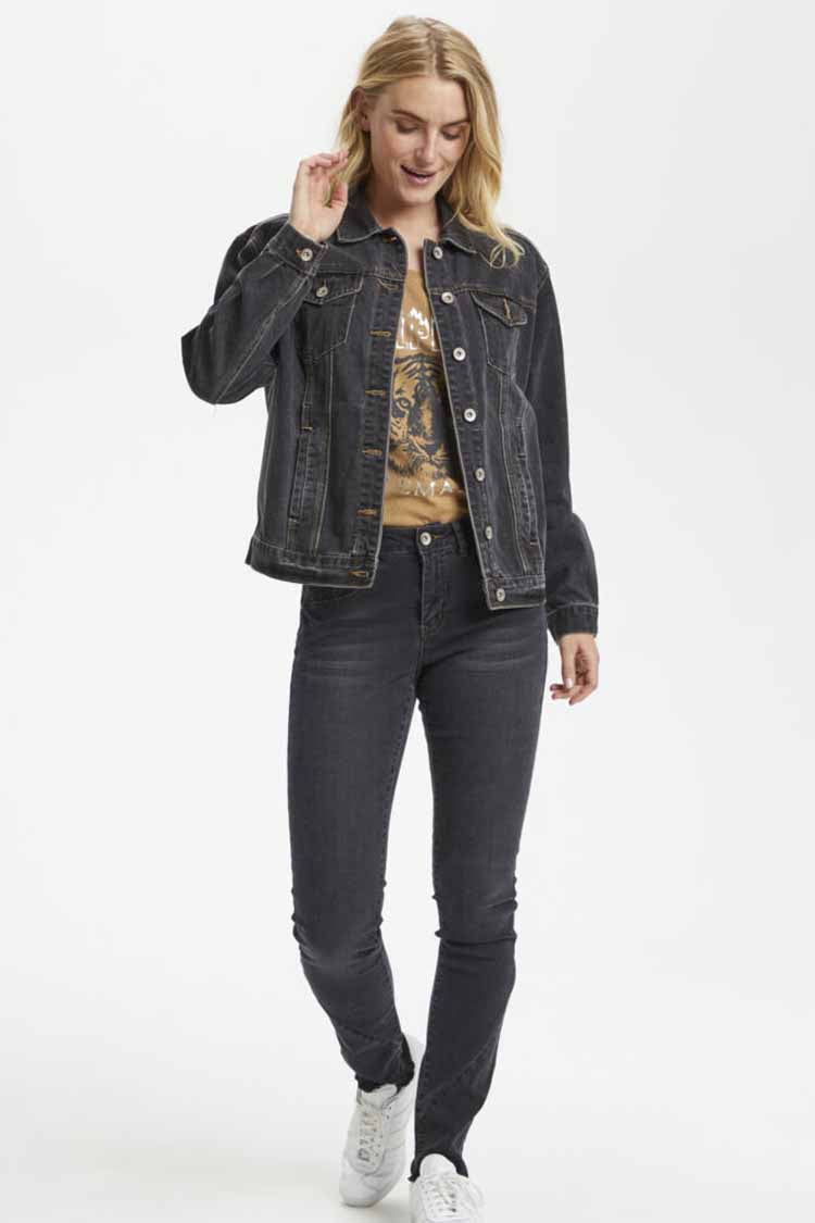 Kikina Denim Jacket Jackets & Outerwear Cream 
