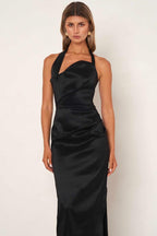 Kinsley Maxi Halter Neck Dress | FINAL SALE