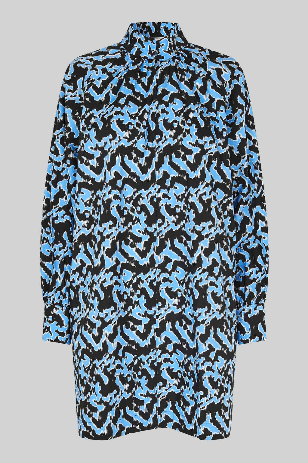 Klara Printed Dress in Marina | FINAL SALE