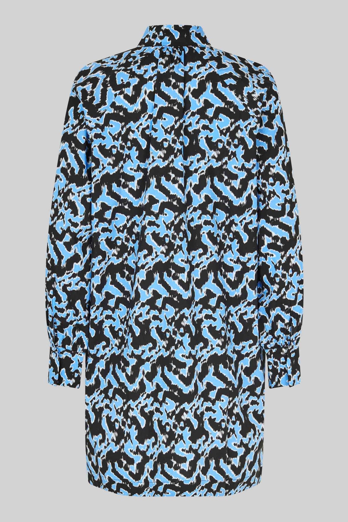 Klara Printed Dress in Marina | FINAL SALE