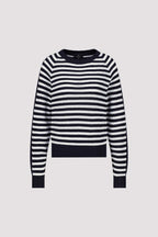 Knitted Sweater in Marine Stripe