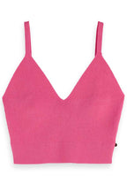 Knitted Bra Top in Pink Punch | FINAL SALE