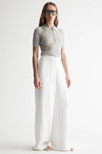 Kona Knit Top in Light Grey | FINAL SALE