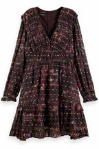 LS Lurex Jacquard Ruffle Dress | FINAL SALE