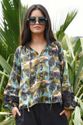 Lace To The Top Blouse in Lotus Of Love