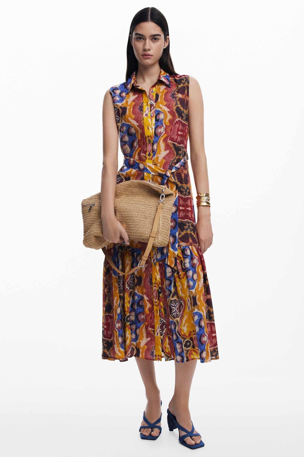Lacroix Bugs Midi Dress in Tutti Frutti