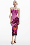 Lake Como Print Midi Dress  | FINAL SALE