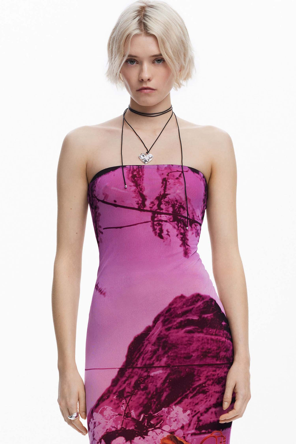 Lake Como Print Midi Dress  | FINAL SALE