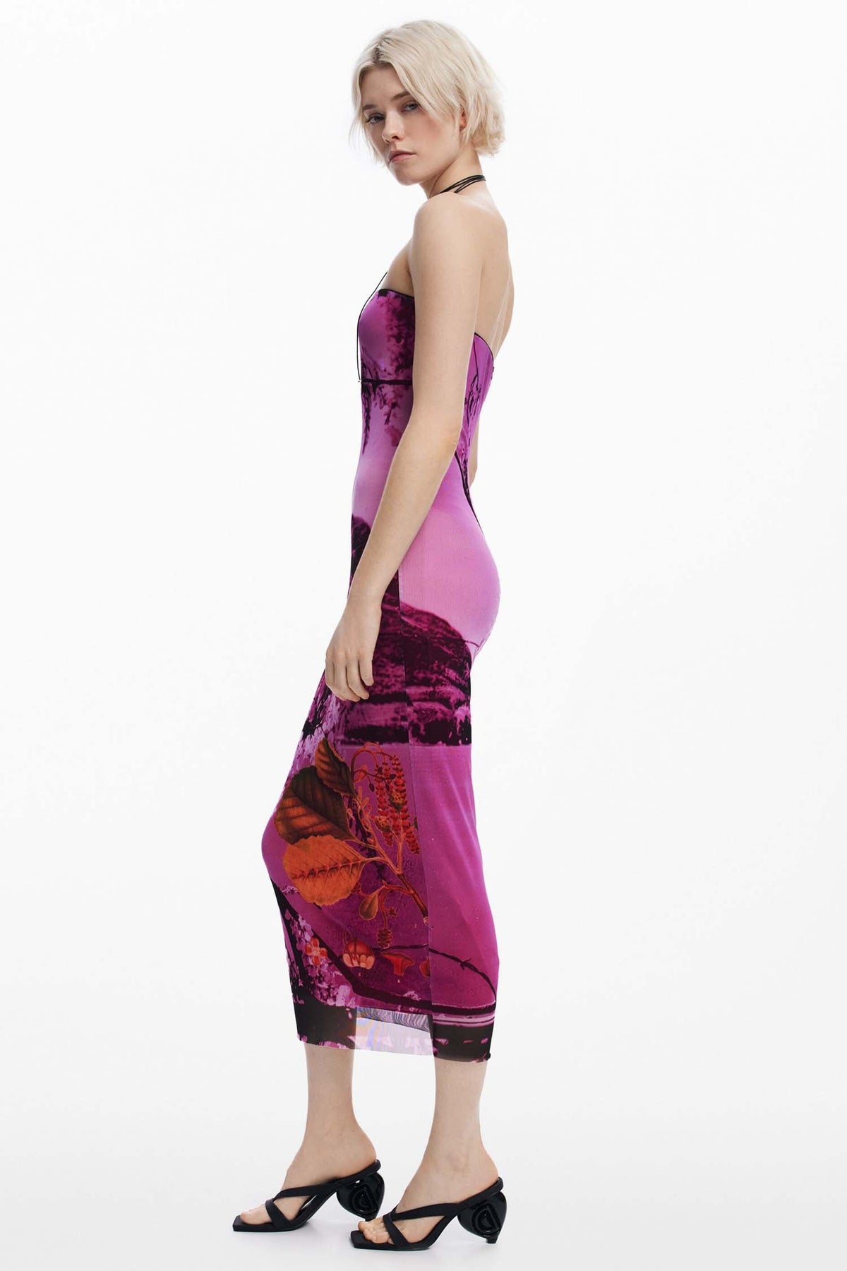 Lake Como Print Midi Dress  | FINAL SALE