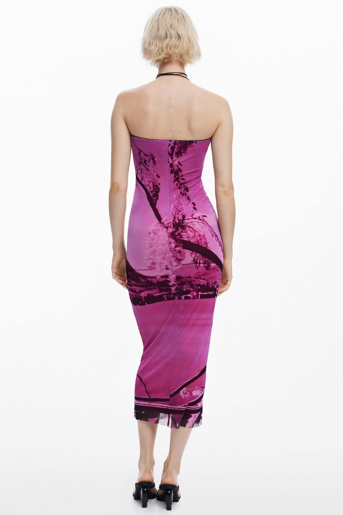 Lake Como Print Midi Dress  | FINAL SALE