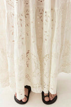 Lilibet Canterbury Patch Dress in Shell