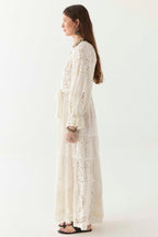 Lilibet Canterbury Patch Dress in Shell