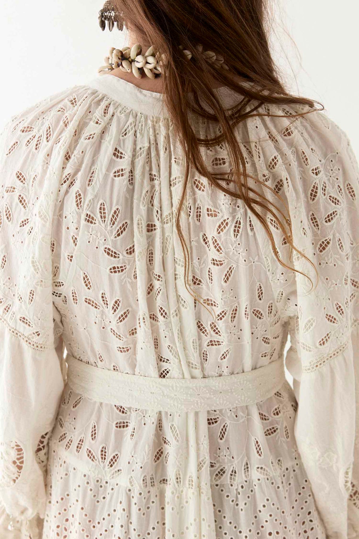 Lilibet Canterbury Patch Dress in Shell