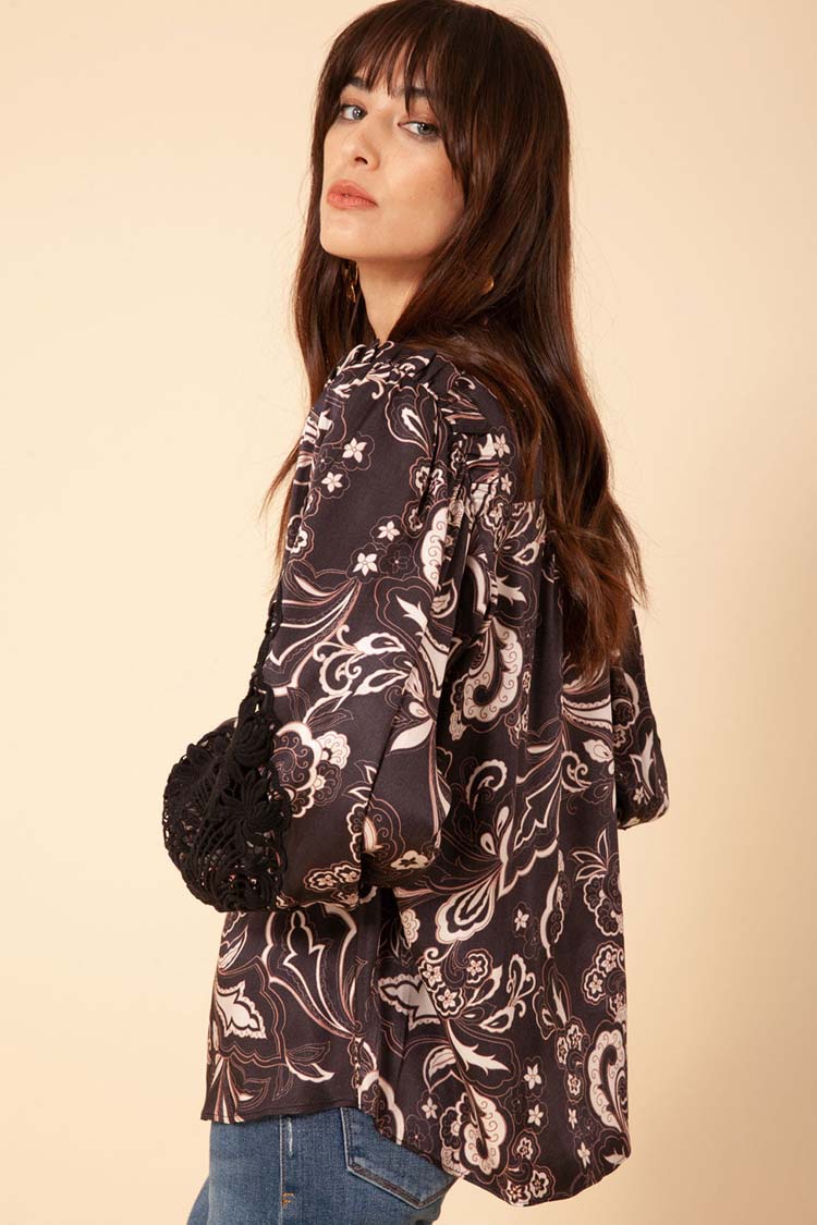 Lise Twill Top | FINAL SALE