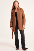 Lois Wrap Cardigan in Camel | FINAL SALE