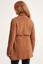 Lois Wrap Cardigan in Camel | FINAL SALE