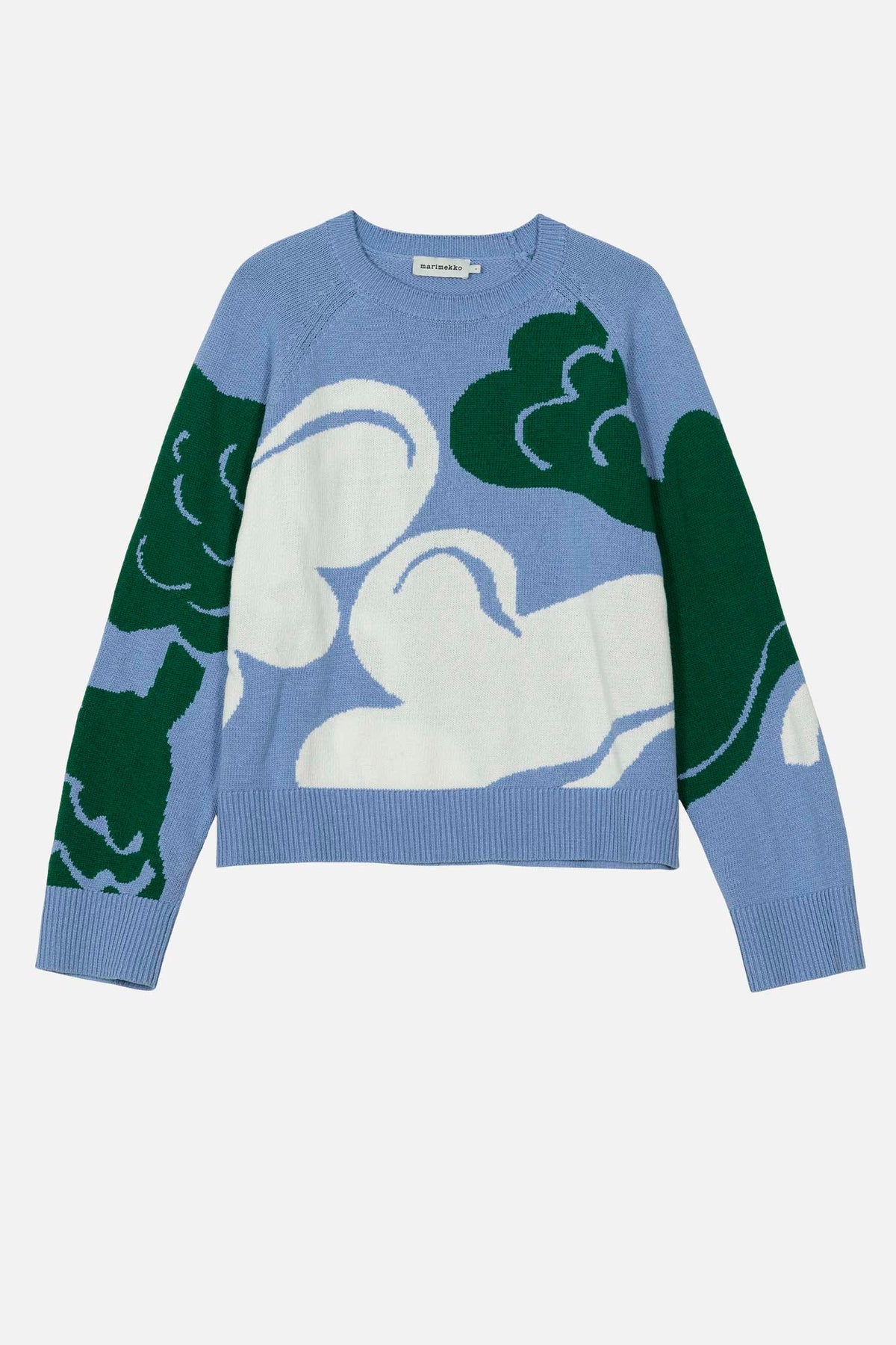 Loitsu Kukasta Kukkaan Knitted Pullover in Blue